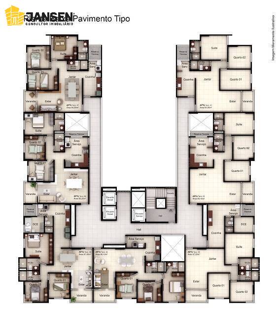 Apartamento à venda com 3 quartos, 84m² - Foto 16