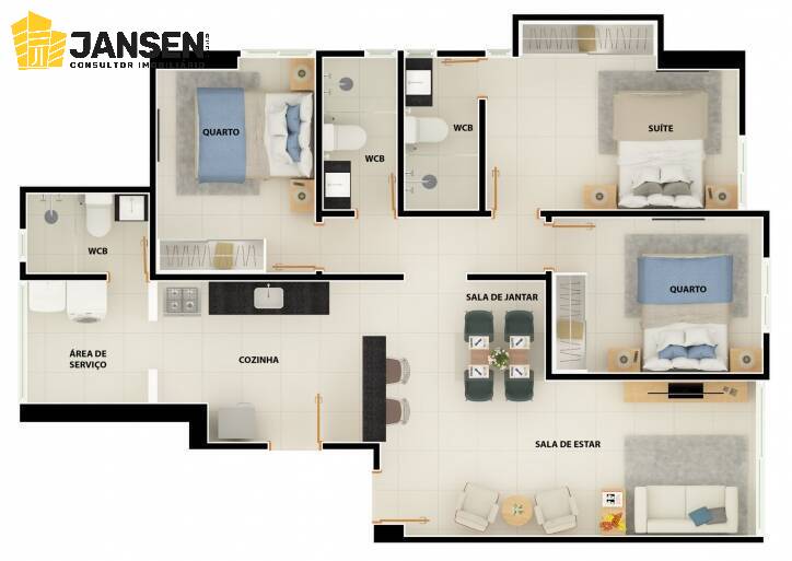 Apartamento à venda com 2 quartos, 68m² - Foto 20