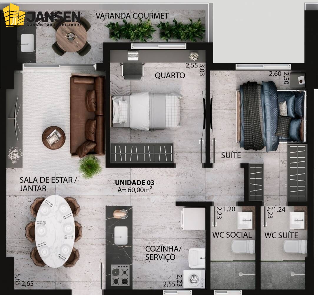 Apartamento à venda com 3 quartos, 90m² - Foto 20