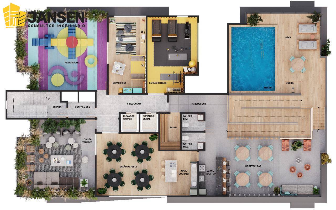 Apartamento à venda com 3 quartos, 72m² - Foto 25