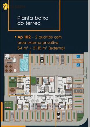 Apartamento à venda com 2 quartos, 56m² - Foto 8