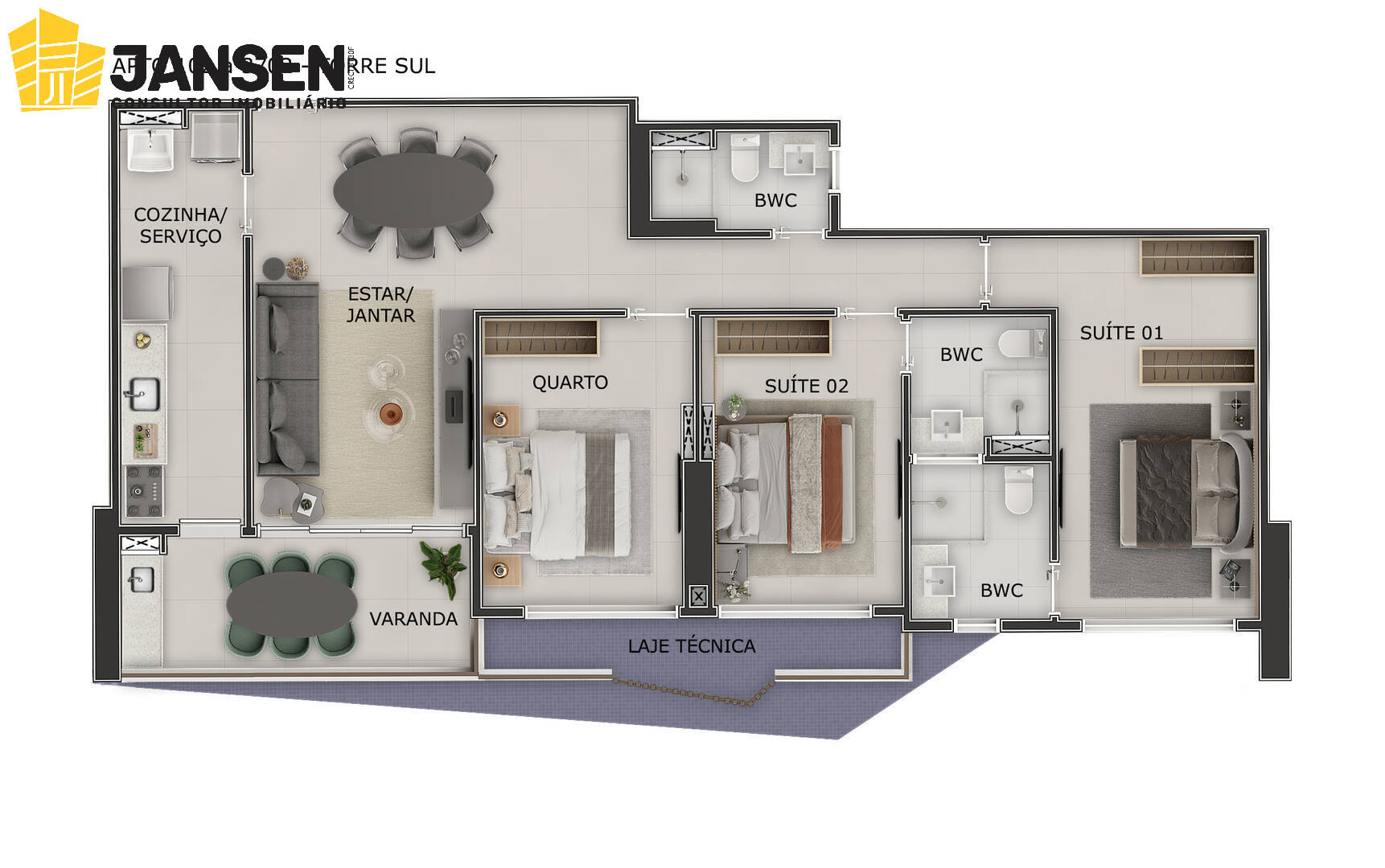 Apartamento à venda com 3 quartos, 122m² - Foto 33