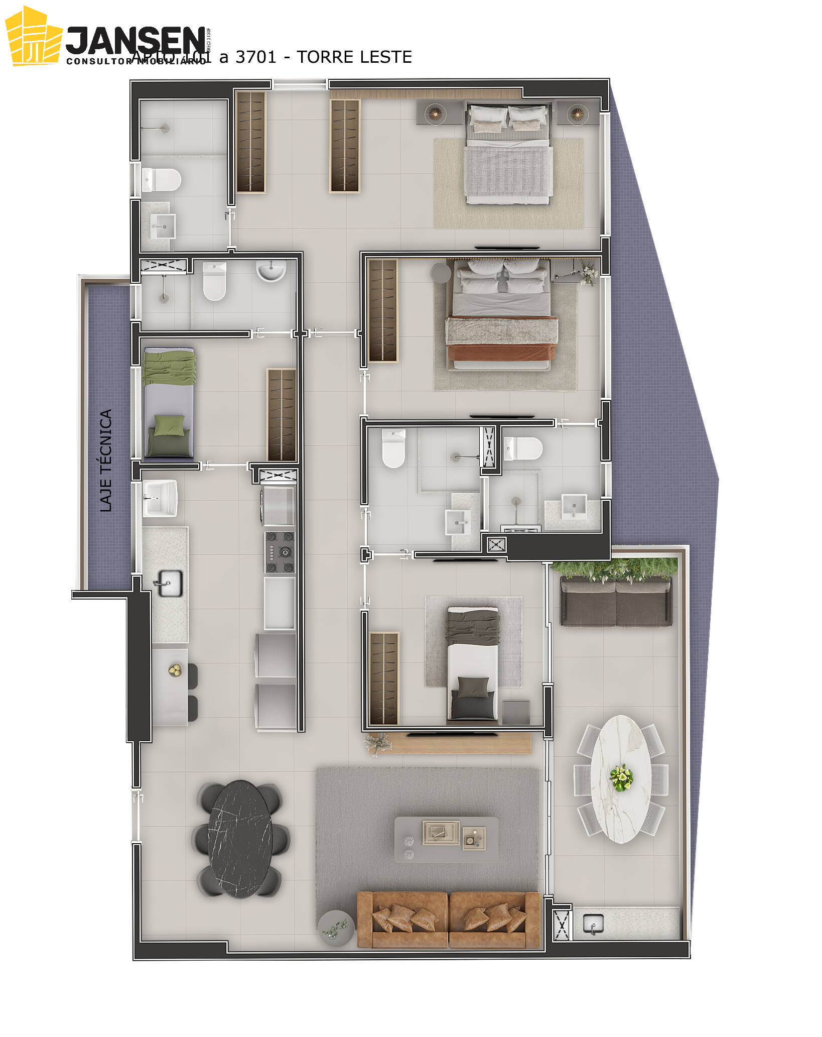 Apartamento à venda com 3 quartos, 122m² - Foto 36