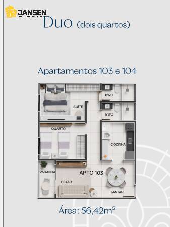 Apartamento à venda com 3 quartos, 66m² - Foto 16