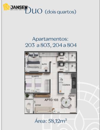 Apartamento à venda com 3 quartos, 68m² - Foto 19