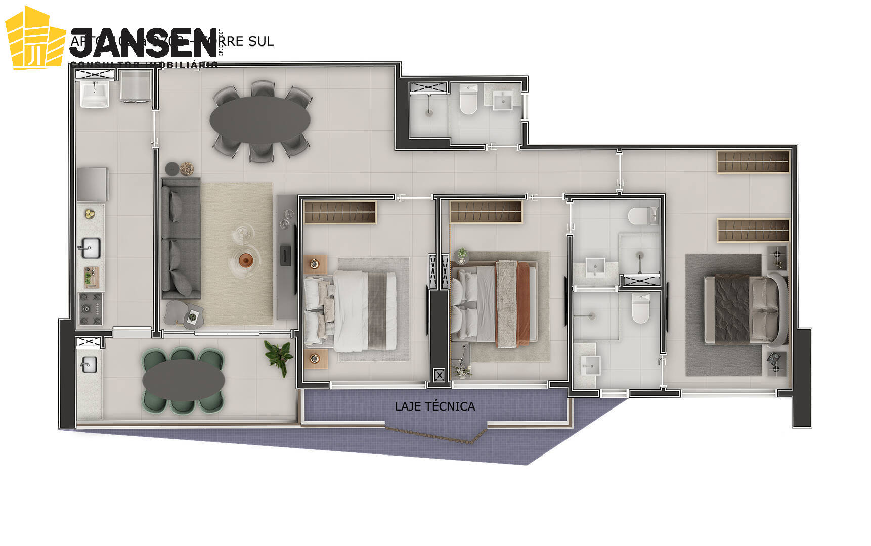 Apartamento à venda com 3 quartos, 121m² - Foto 32