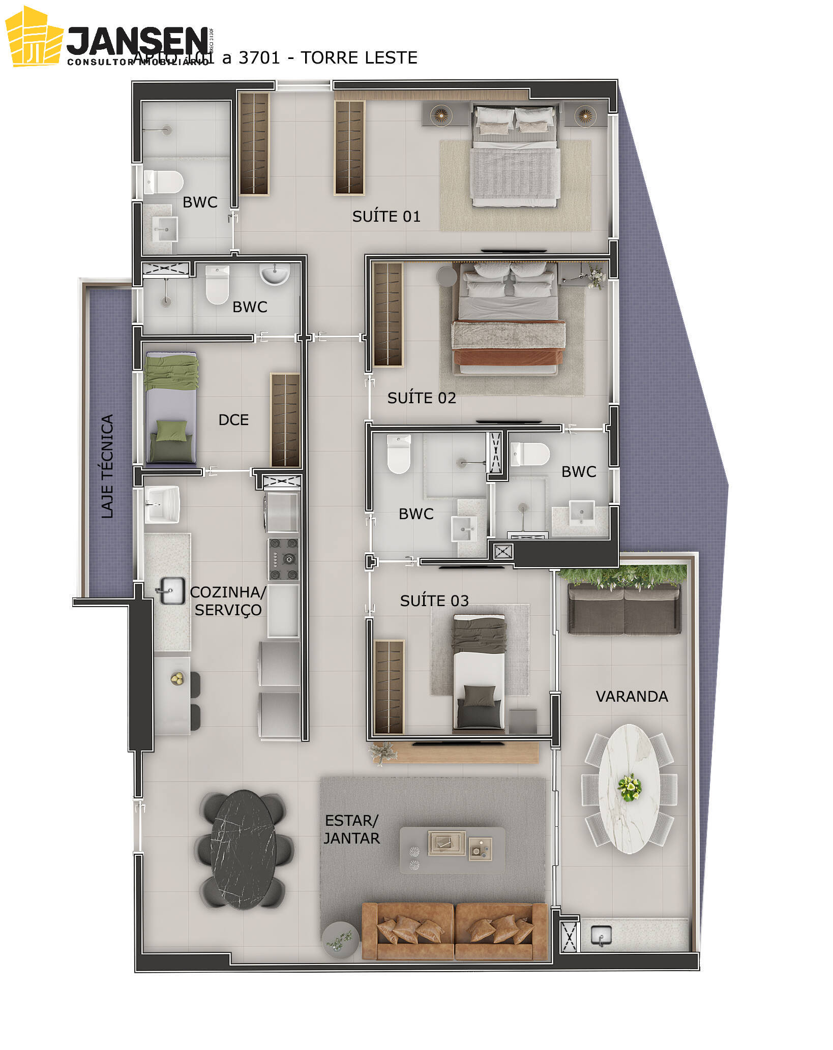 Apartamento à venda com 3 quartos, 121m² - Foto 37